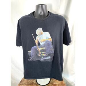 Joe Camel Pool Player Graphic T-Shirt XL Black